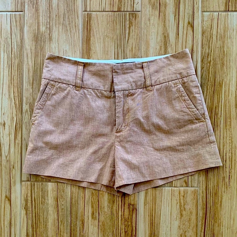Marc By Marc Jacobs tan linen-blend shorts Size 4 EUC